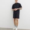 Black Regular Fit Luminis Shorts