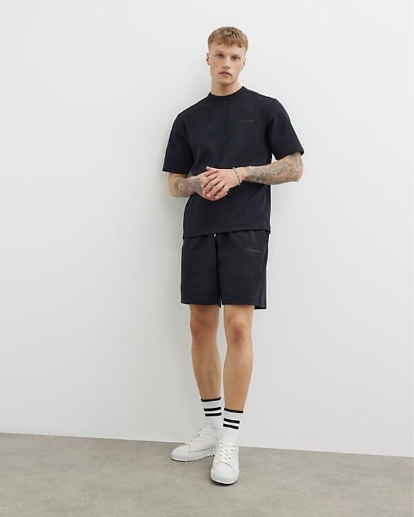 Black Regular Fit Luminis Shorts