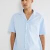 Blue Regular Fit Washed Luminis Polo Shirt