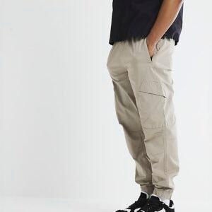 Stone Regular Fit Cuffed Cargo Trousers