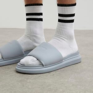 Grey Padded Sliders