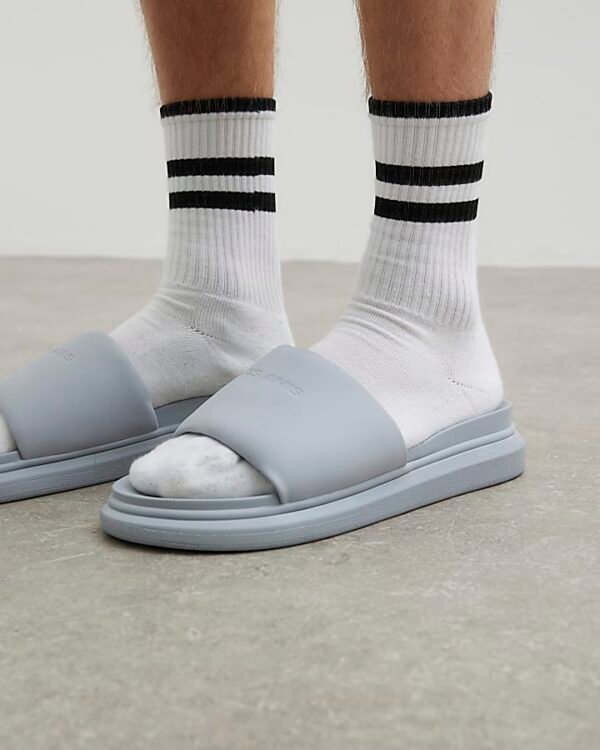 Grey Padded Sliders