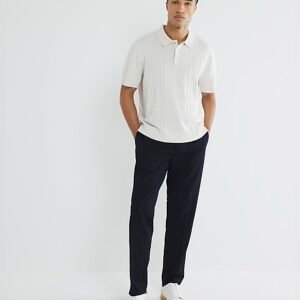 Navy Smart Trousers