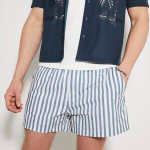 Blue Stripe Swim Shorts