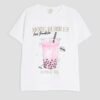 Girls White Glitter More Bubbles T-Shirt